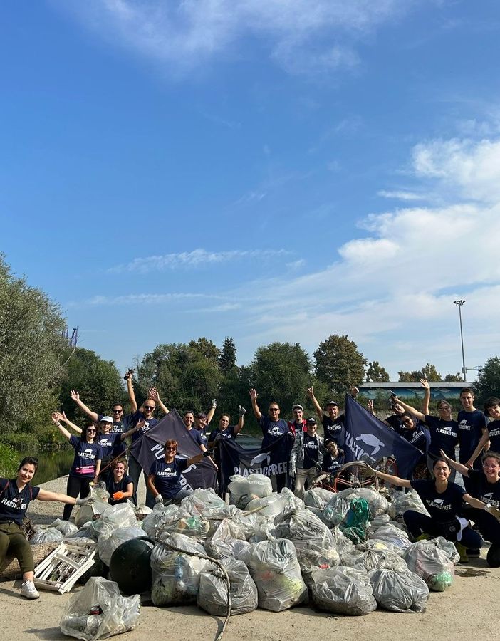 L’ex Tossic Park lungo lo Stura è un discarica: raccolti 2.000 kg di spazzatura
