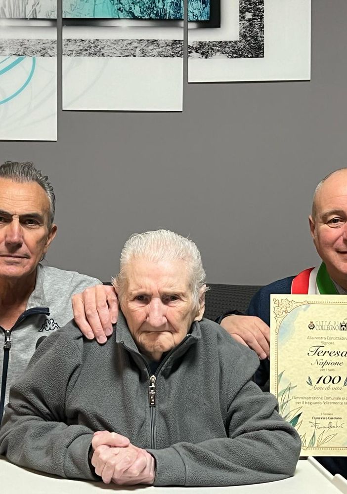 Collegno festeggia i 100 anni di Teresa Napione