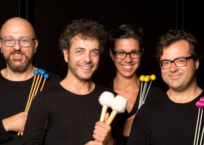 Al Teatro Vittoria domenica il quartetto di percussioni Tetraktis