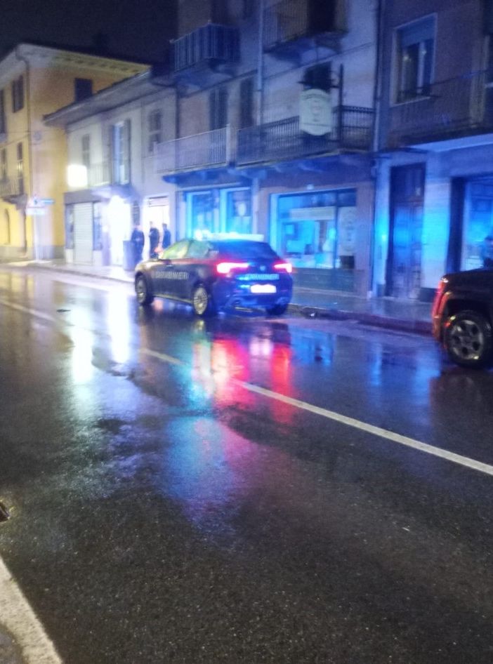 I carabinieri sul luogo dell’incidente