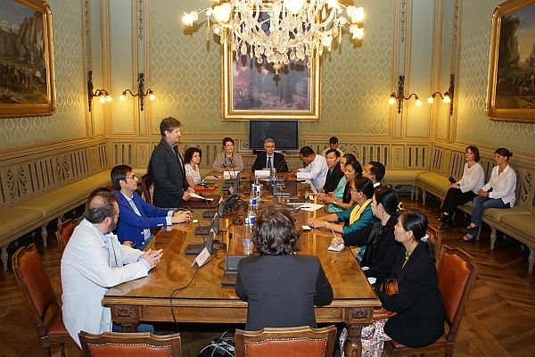 Torino, ricevuta a Palazzo Civico una delegazione della Città birmana di Yangon