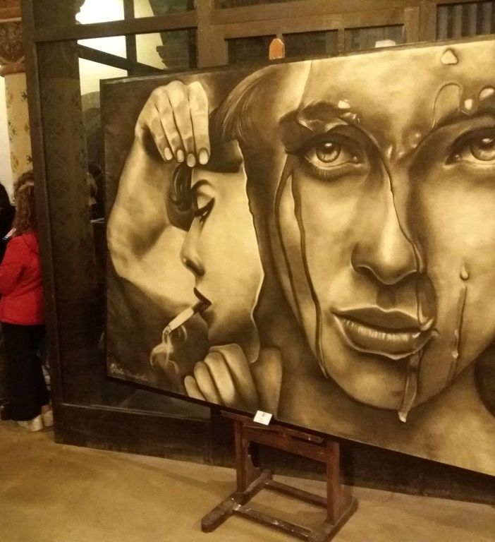 “A regola d’arte”: i giovani artisti del liceo “Passoni” espongono al Borgo Medievale [FOTO]