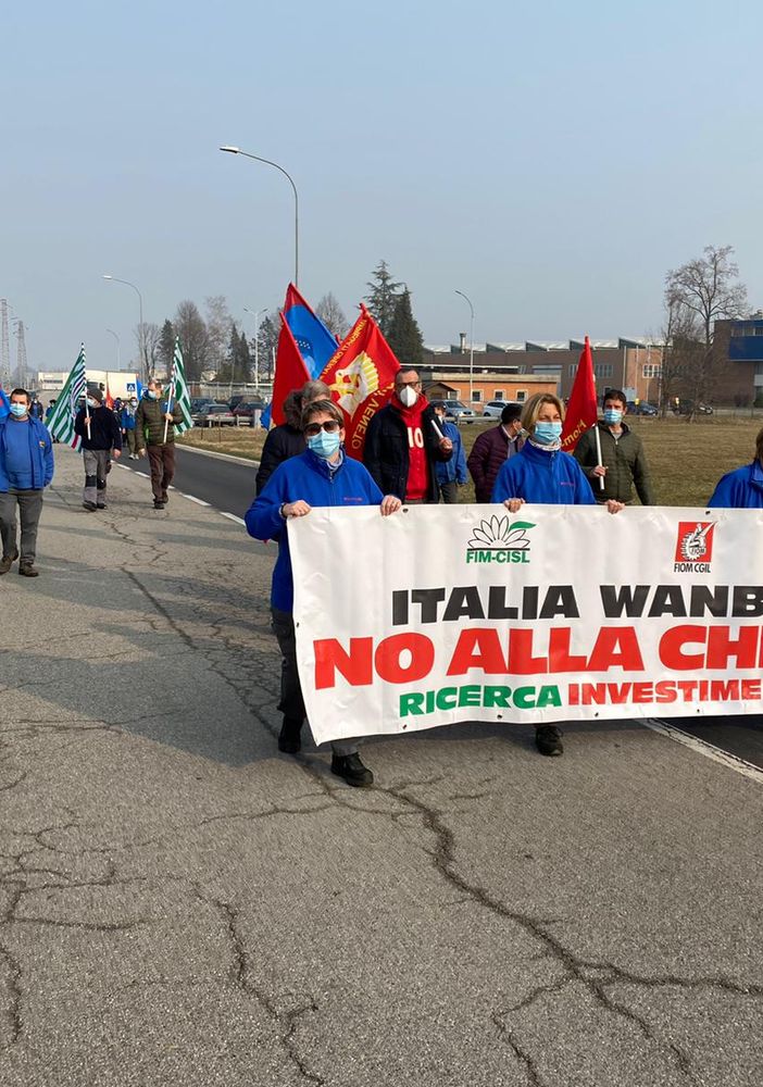 Manifestazione di operai