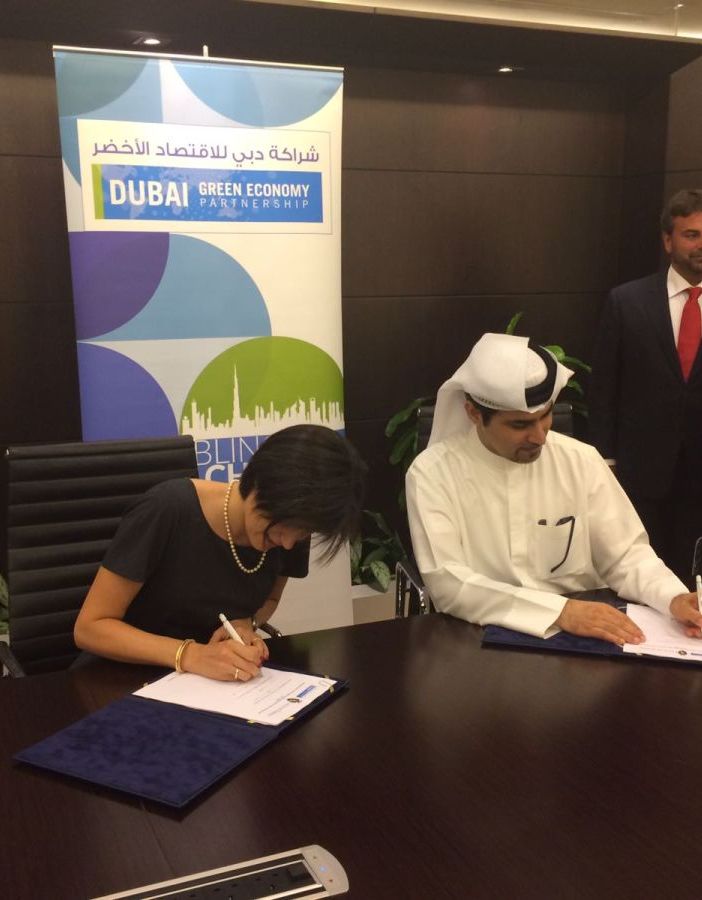 Firmato a Dubai l'accordo per promuovere lo sviluppo dell'economia green