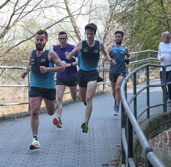 Corsa podistica sulle rive del Po