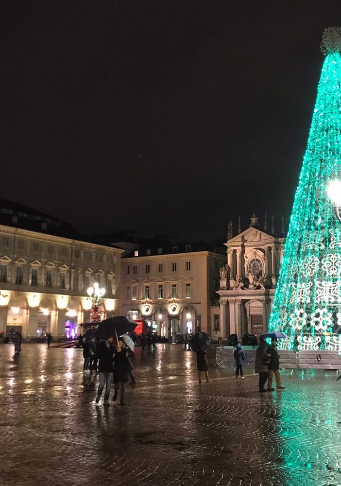 Si accende l’albero di piazza San Carlo: a Torino si respira la magia del Natale [FOTO e VIDEO]