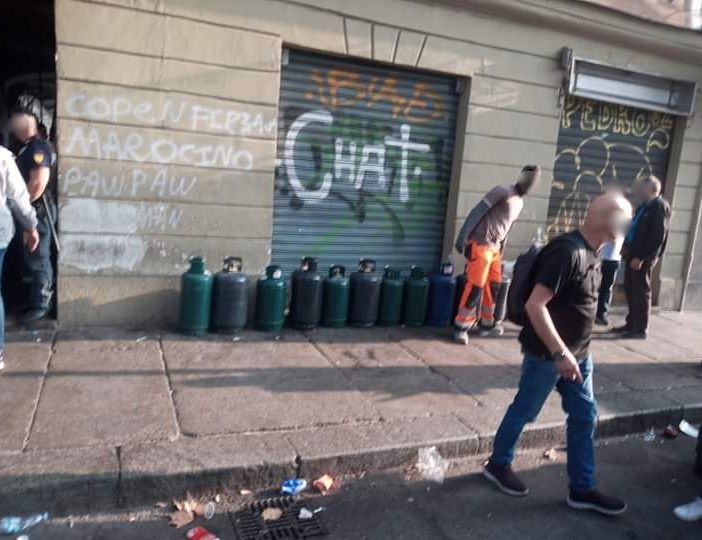 Il blitz avvenuto nel 2023 (foto di repertorio)