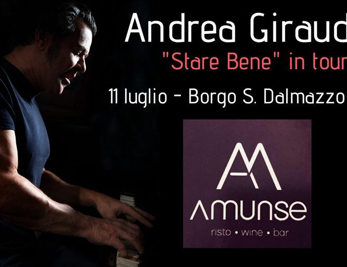 Grande serata di musica live con Andrea Giraudo e Fabrizio Casciola all'Amunse di Borgo San Dalmazzo