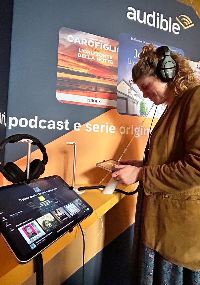 Al Circolo dei lettori apre l’unico Angolo dell’Ascolto di Audible