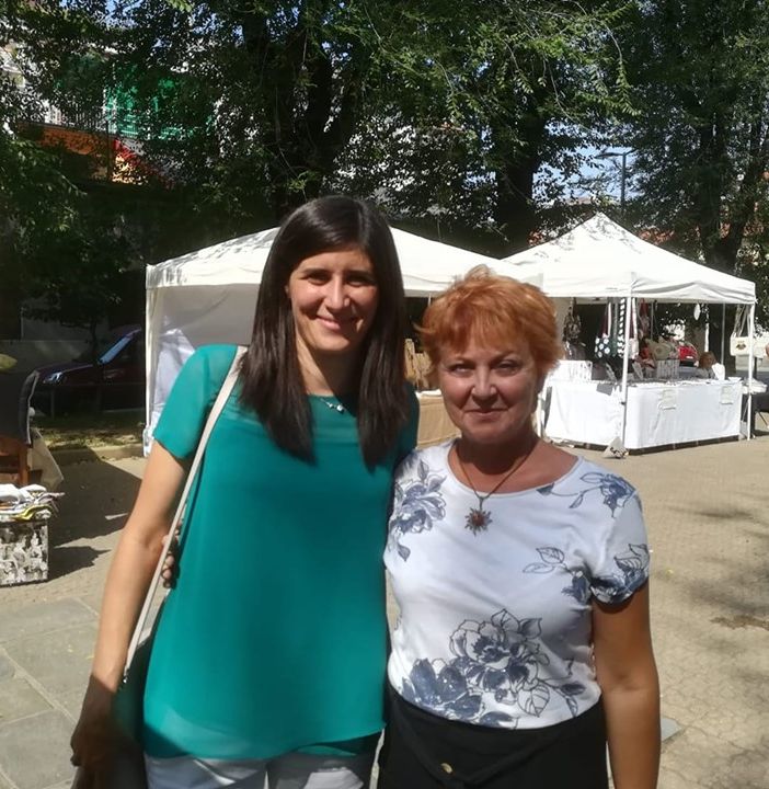 Chiara Appendino in visita a Campidoglio