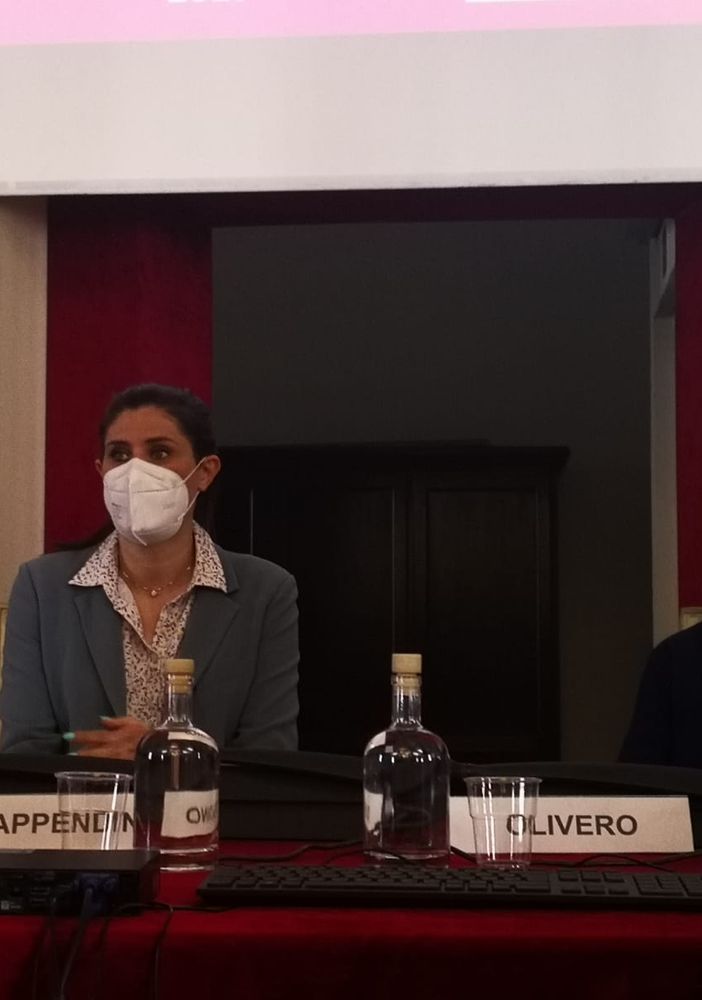 Appendino e Olivero seduti al tavolo
