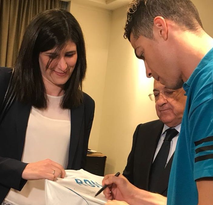 Juve-Real, la sindaca Appendino fa visita ai &quot;blancos&quot;
