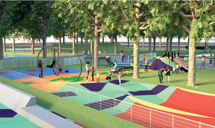 area giochi accessibile anche ai bambini disabili