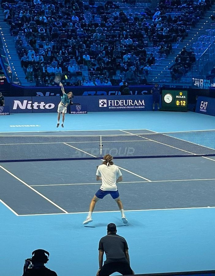 Tsitsipas contro Rublev al secondo giorno delle Atp Finals 2021-2025