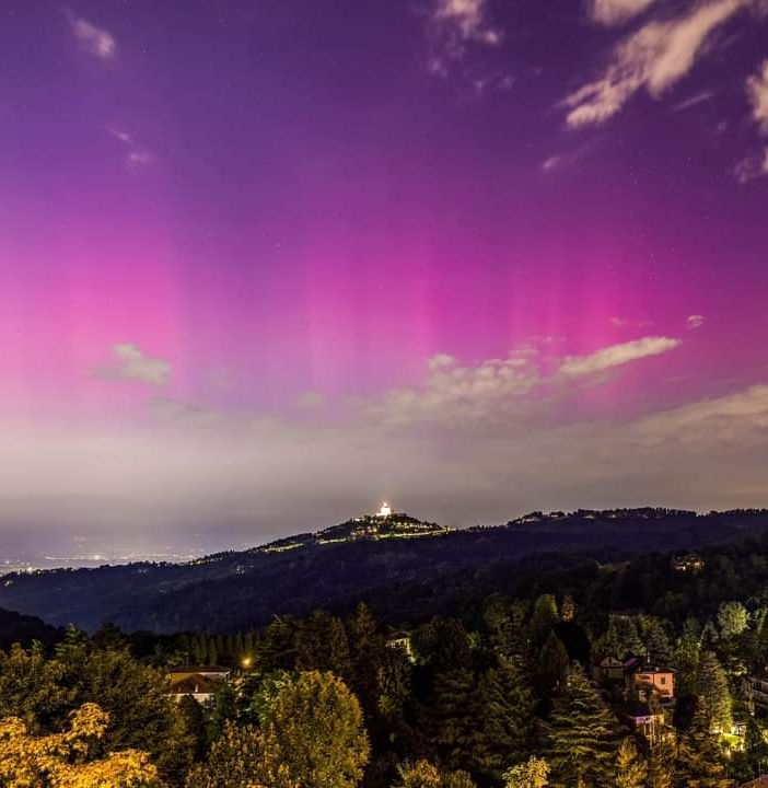 Lo spettacolo dell'aurora boreale (immagine di Valerio ph Minato)