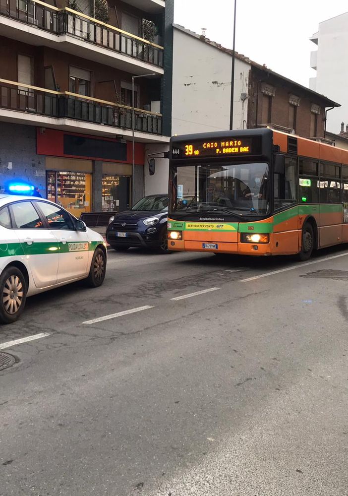 traffico in tilt a Nichelino