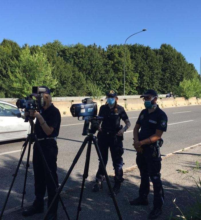 Controlli della velocità, la Municipale rileva punte fino a 167 km orari