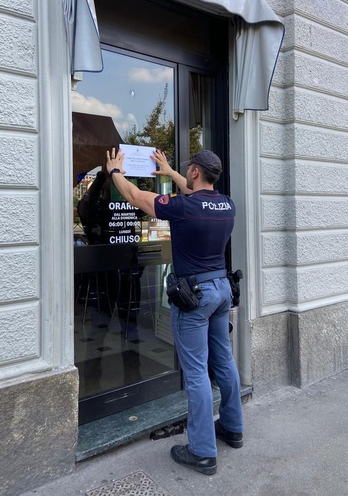 La caffetteria in corso Principe Oddone