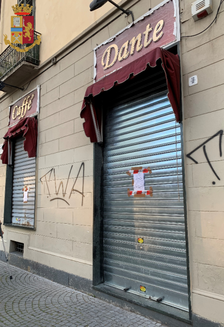 Non rispettato il distanziamento, chiuso 5 giorni un bar di corso Dante