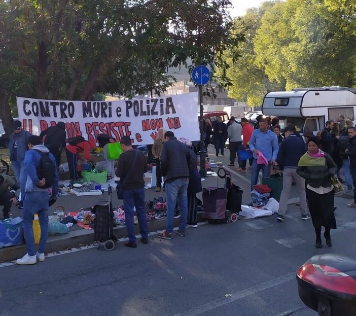 &quot;Il Balon resiste&quot; con un mini-libero scambio al Ponte Carpanini [VIDEO]