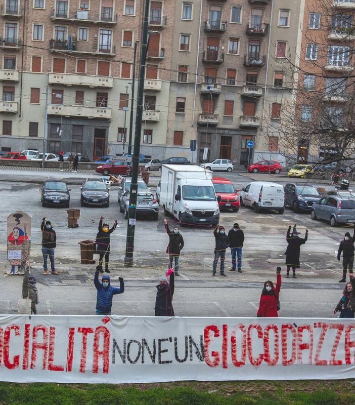 Striscione Befana popolare