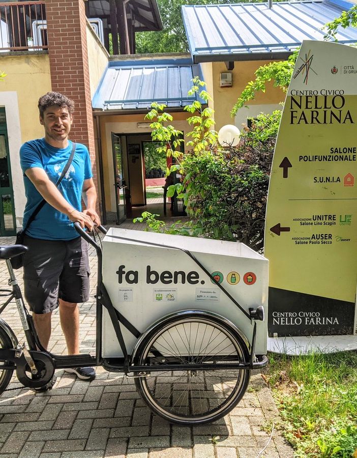 persone in bicicletta