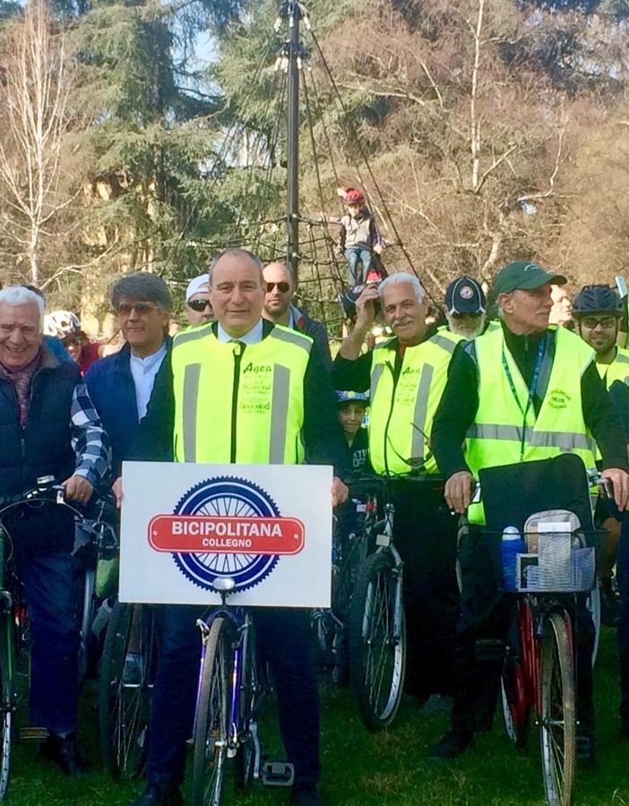 Collegno, inaugurata la Bicipolitana