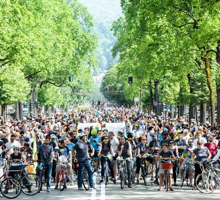 A Torino in bici contro il cambiamento climatico