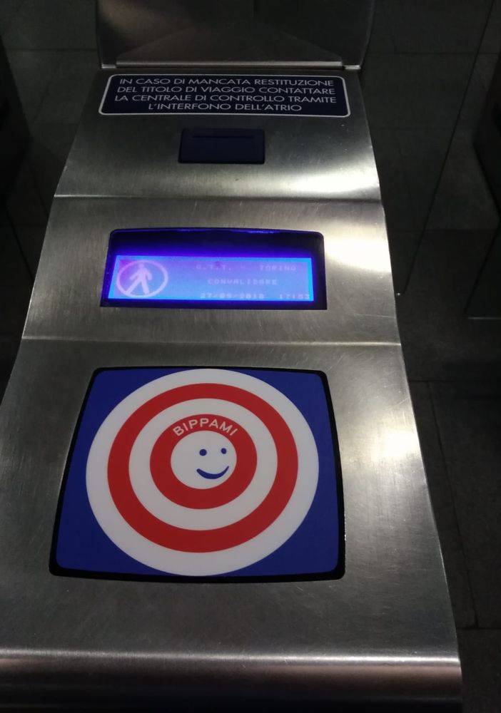 Ai tornelli della metro di Torino arriva &quot;Bippami&quot;