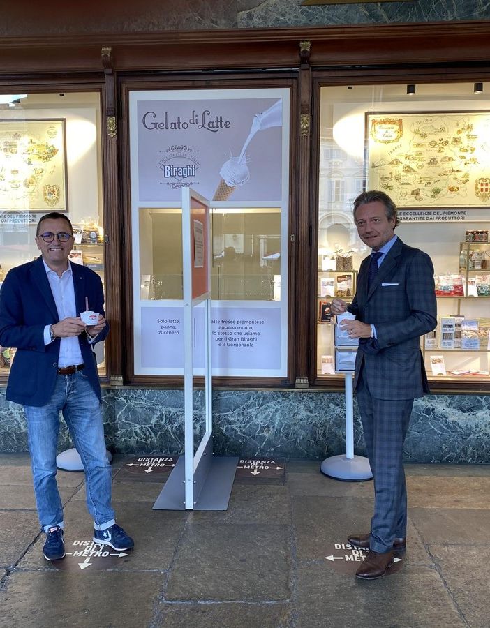 Biraghi porta il suo storico gelato di latte a Torino