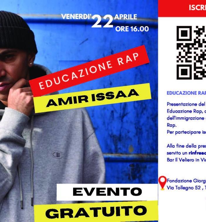 Musica e immigrazione al centro del libro di Amir Issaa &quot;Educazione Rap&quot;