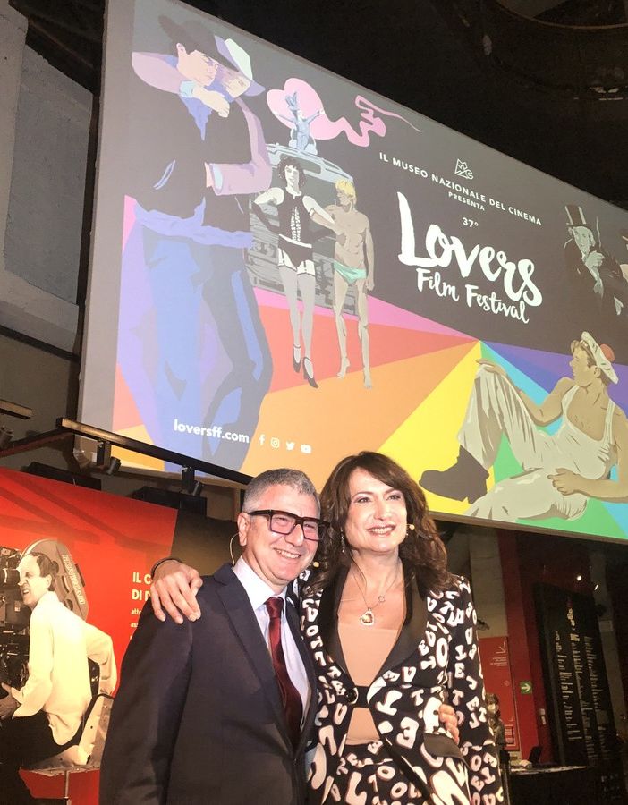 In foto, Domenico De Gaetano e Vladimir Luxuria