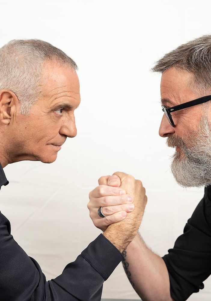 Giorgio Panariello e Marco Masini in concerto al Foro Festival di Carmagnola