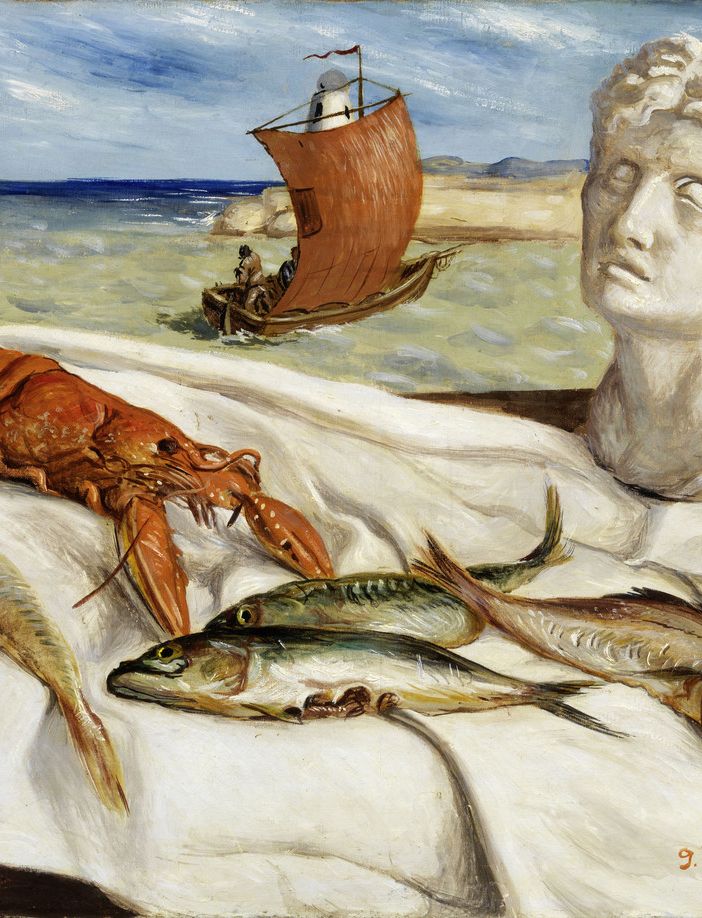 Giorgio de Chirico, L'aragosta, 1922