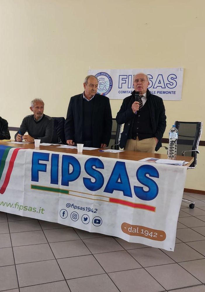 Fipsas Piemonte: Giacomo Pellegrino rieletto con voto unanime presidente regionale
