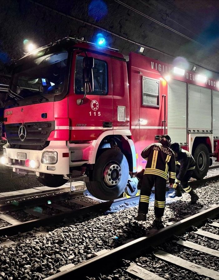 Esercitazione della Protezione Civile nella galleria del Frejus