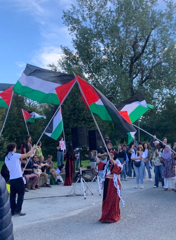 &quot;Palestina libera&quot;: Torino per Gaza in presidio Pro-Palestina a Terra Madre 2024
