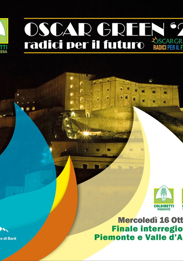 Oscar Green 2024: premiazione interregionale Piemonte e Valle d’Aosta al Forte di Bard
