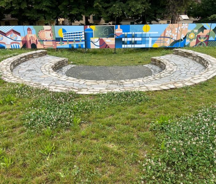 A Chieri, il nuovo murales PA.T.CH-PArco della crew di Truly Design
