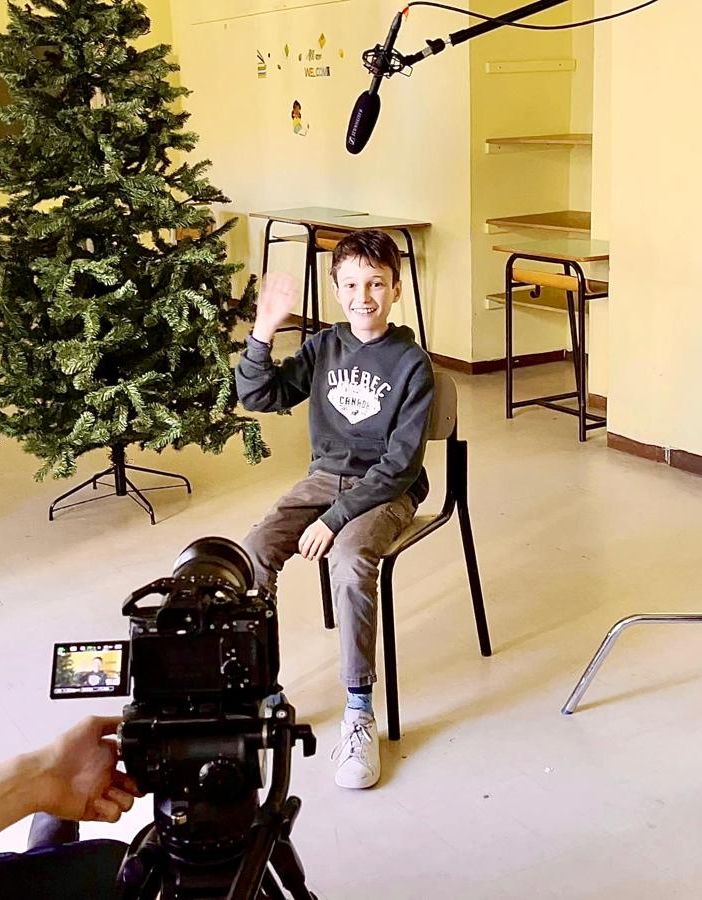 Futureyes: l'opera video in piazza Cavour è il regalo di Natale degli studenti del Tommaseo e di WhiteSheet alla città