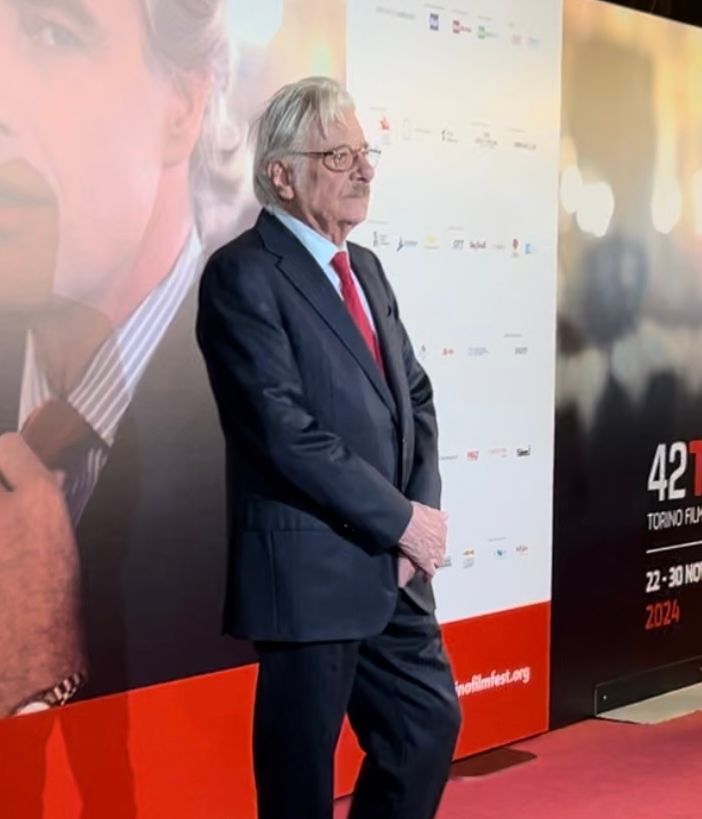 Giancarlo Giannini sul red carpet del 42° Torino Film Festival