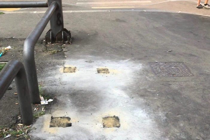 Rimossa la panchina di via Nizza 374: &quot;Era diventata ritrovo di spaccio e malaffare&quot;