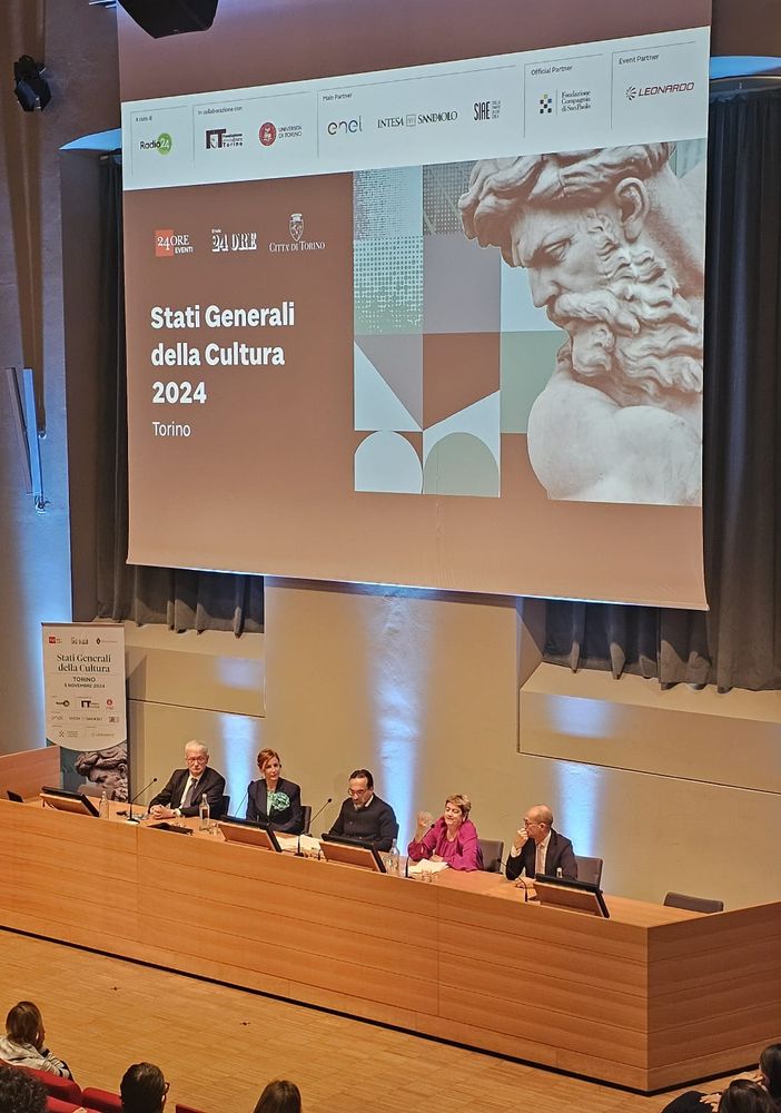 Il ministro Urso a Torino: &quot;La Cultura ha un ruolo strategico per il Paese. Proteggiamo il made in Italy anche in rete&quot;