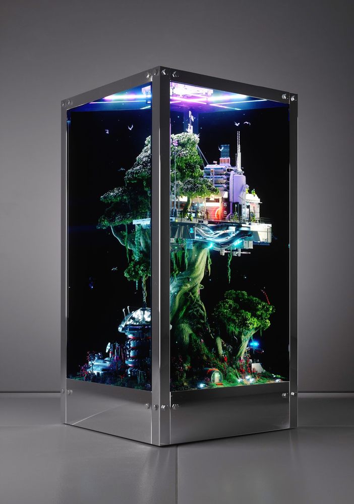 The tree of Knowledge: tra caos e armonia, l'opera digitale di Beeple alla Pinacoteca Angelli è un invito alla riflessione sulla tecnologia