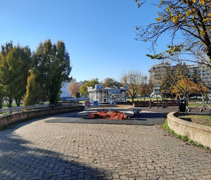 I giardini del parco di Vittorio