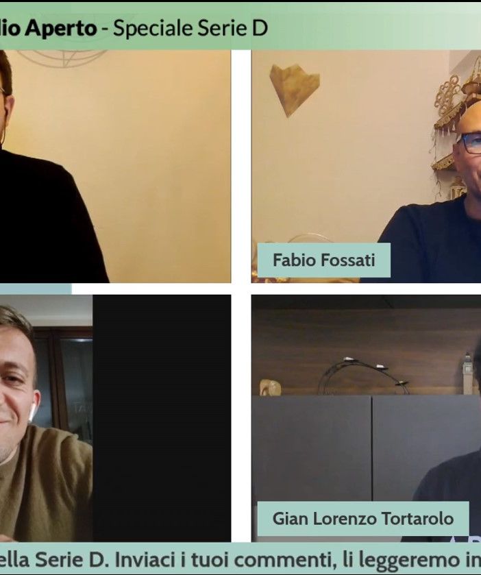 Parterre de roi con Fabio Fossati e Arturo Lupoli nella prima puntata del 2022