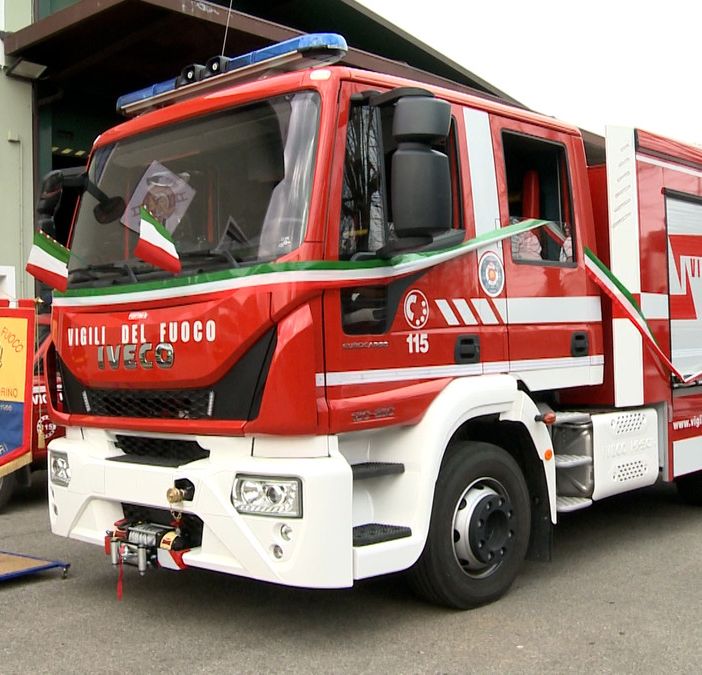 nuova autopompa vigili del fuoco di Rivalta