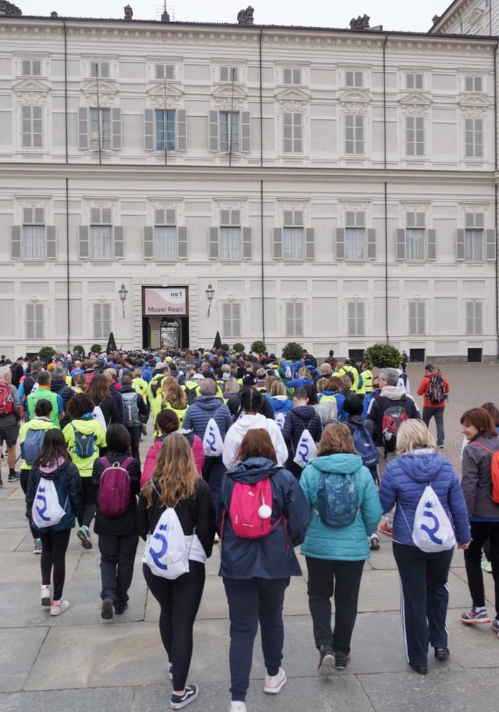 turisti in visita a Palazzo Reale