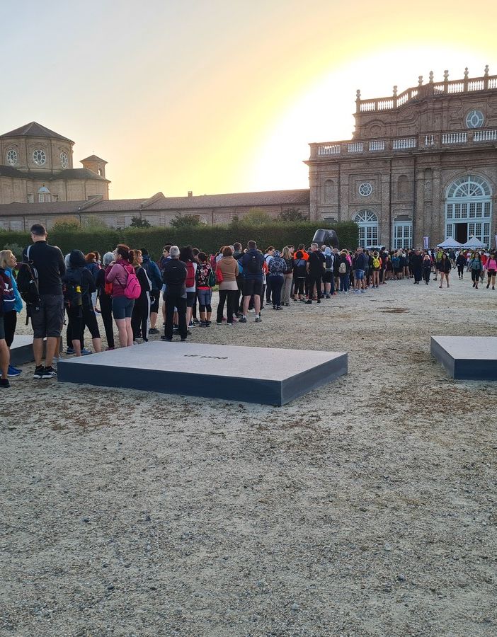 partecipanti alle Camminate reali di venaria
