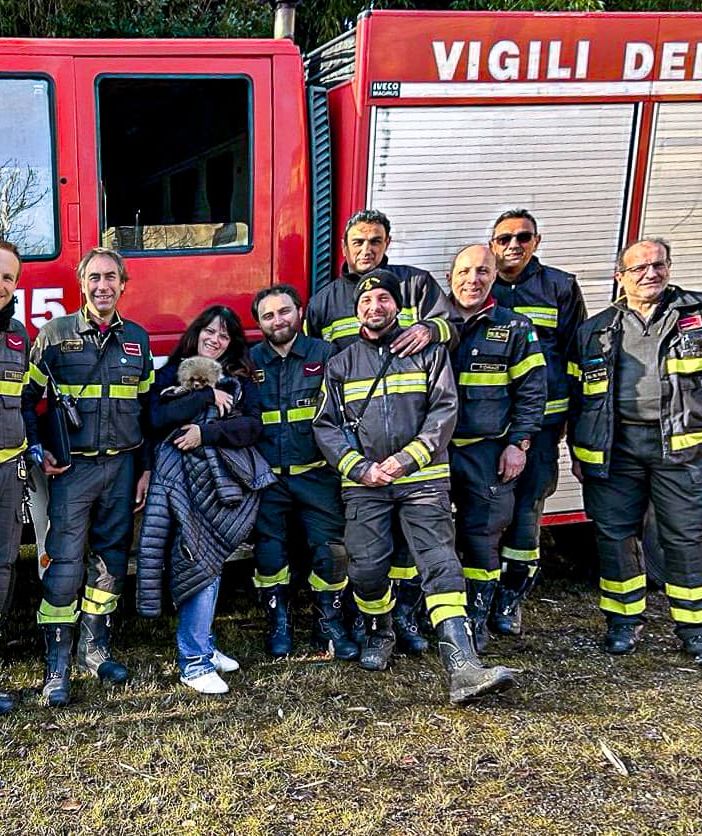 vigili del fuoco foto di gruppo